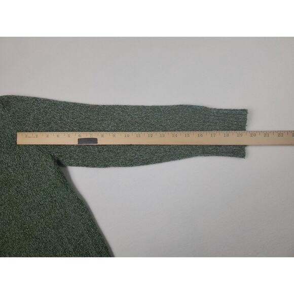 Appleseed's Women's Medium Green Cut Turtle Neck - Picture 6 of 9